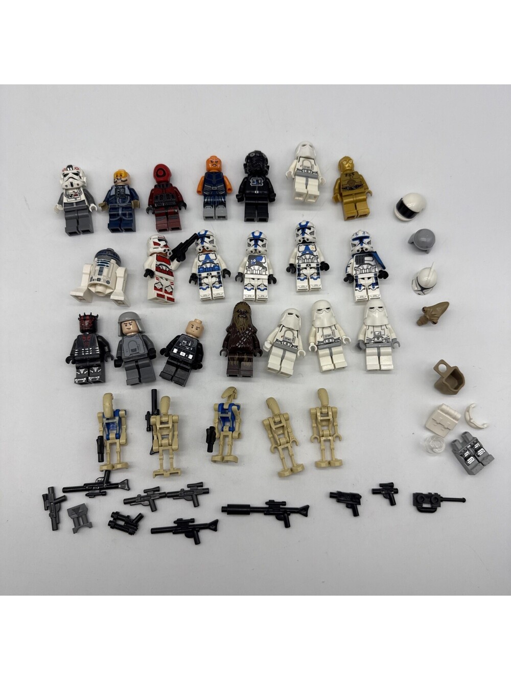 LEGO Star Wars Minigfigures Droids and accessories lot